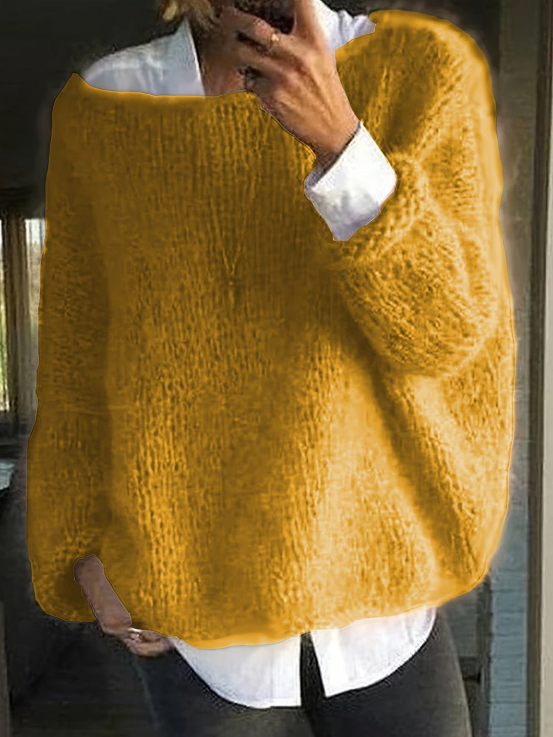 Elegant and comfortable wool knitted jumper for women