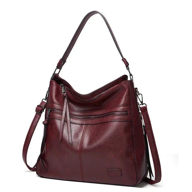 Luxe Leather Carrier Bag