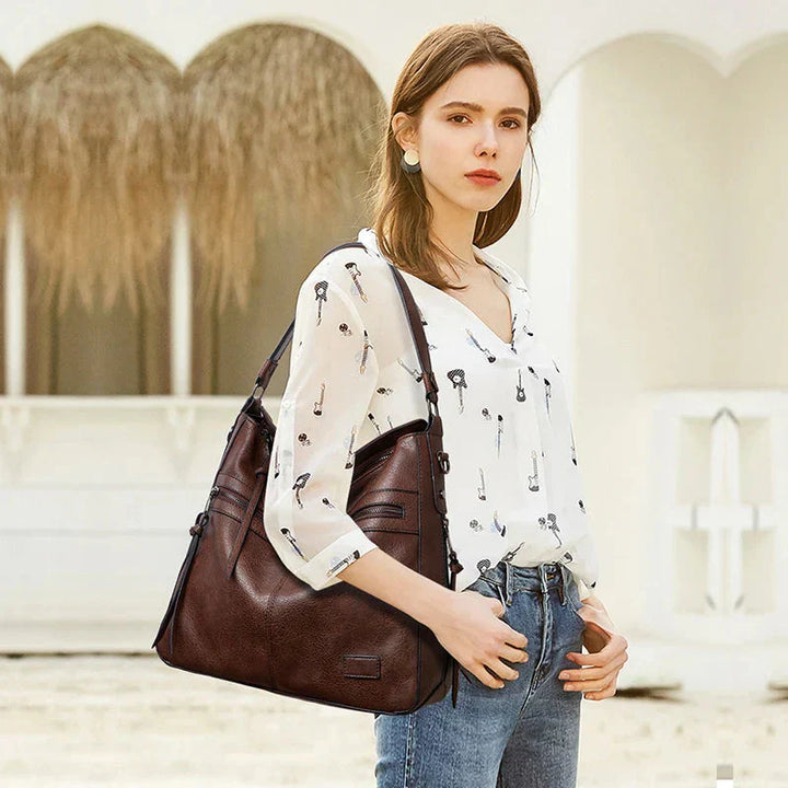 Luxe Leather Carrier Bag