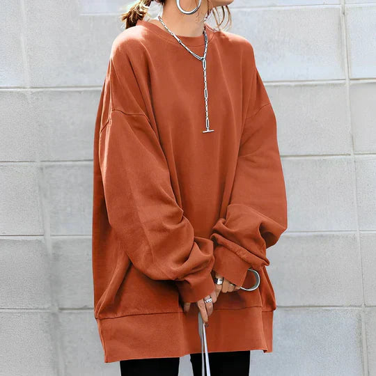  Oversized Round Neck Jumper for Women