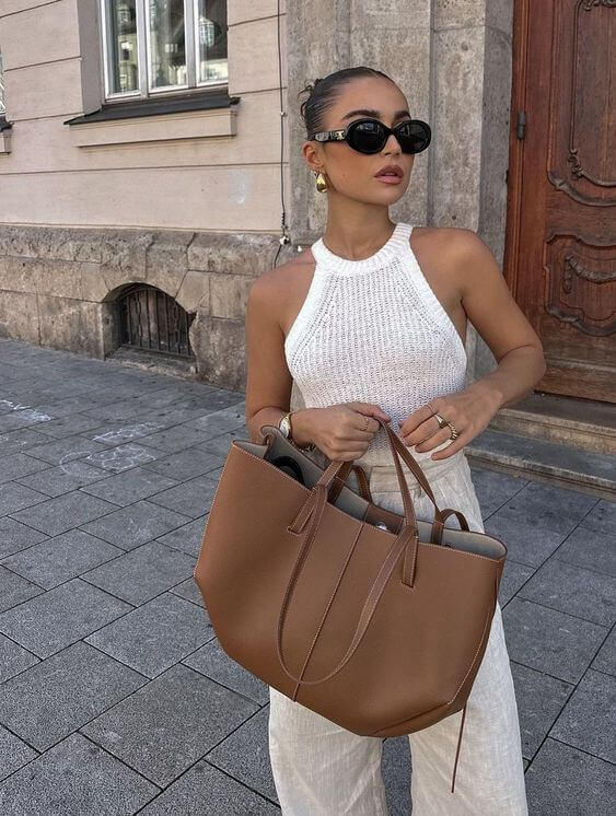 Vintage Tote Bag Women