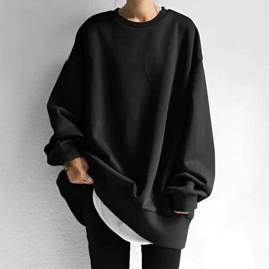  Oversized Round Neck Jumper for Women